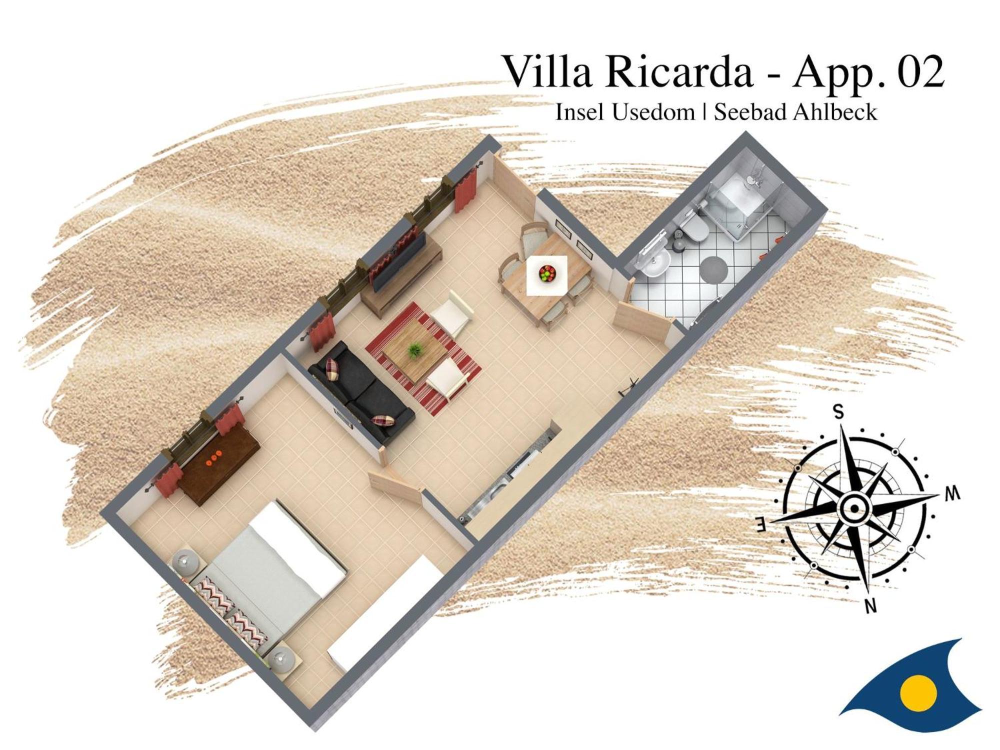 Villa Ricarda Whg 02 Heringsdorf  Exteriör bild